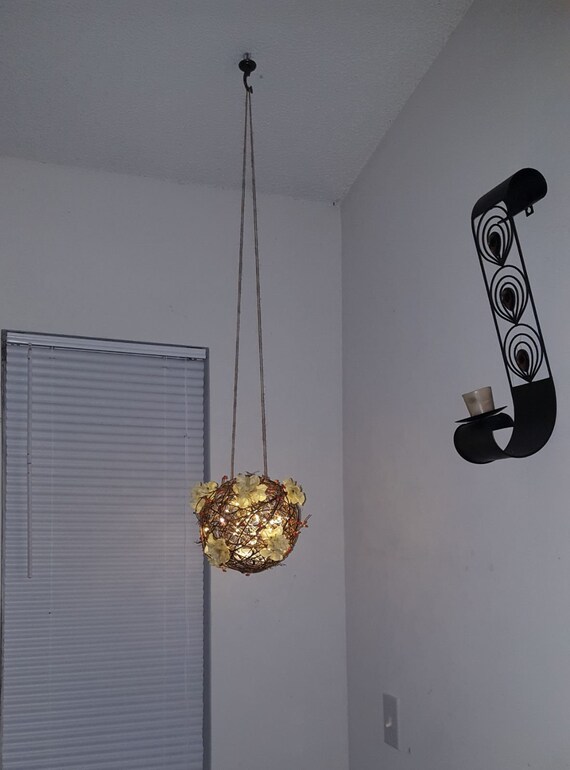 8 Led Fairy Light Vine Ball Accent Lamp