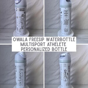 Owala Freesip - Multisport Athlete Edition Water Bottle - Laser