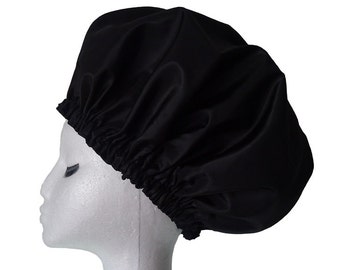 MENS XL Shower Cap Dreadlocks, Long hair  -  Black