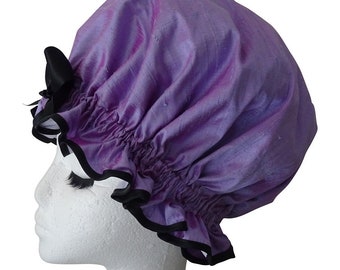 Ladies XL Shower Cap (Extra Long, Dreads or Extra Thick Hair) - LILAC CRUSH