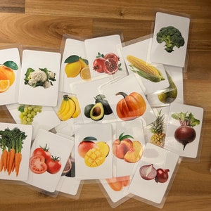 Tarjetas educativas inspiradas en Montessori para bebés, niños pequeños y niños: duraderas e impermeables.