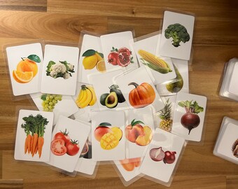 Montessori Inspired Educational Cards for Babies, Toddlers, and Kids - Durable & Waterproof.