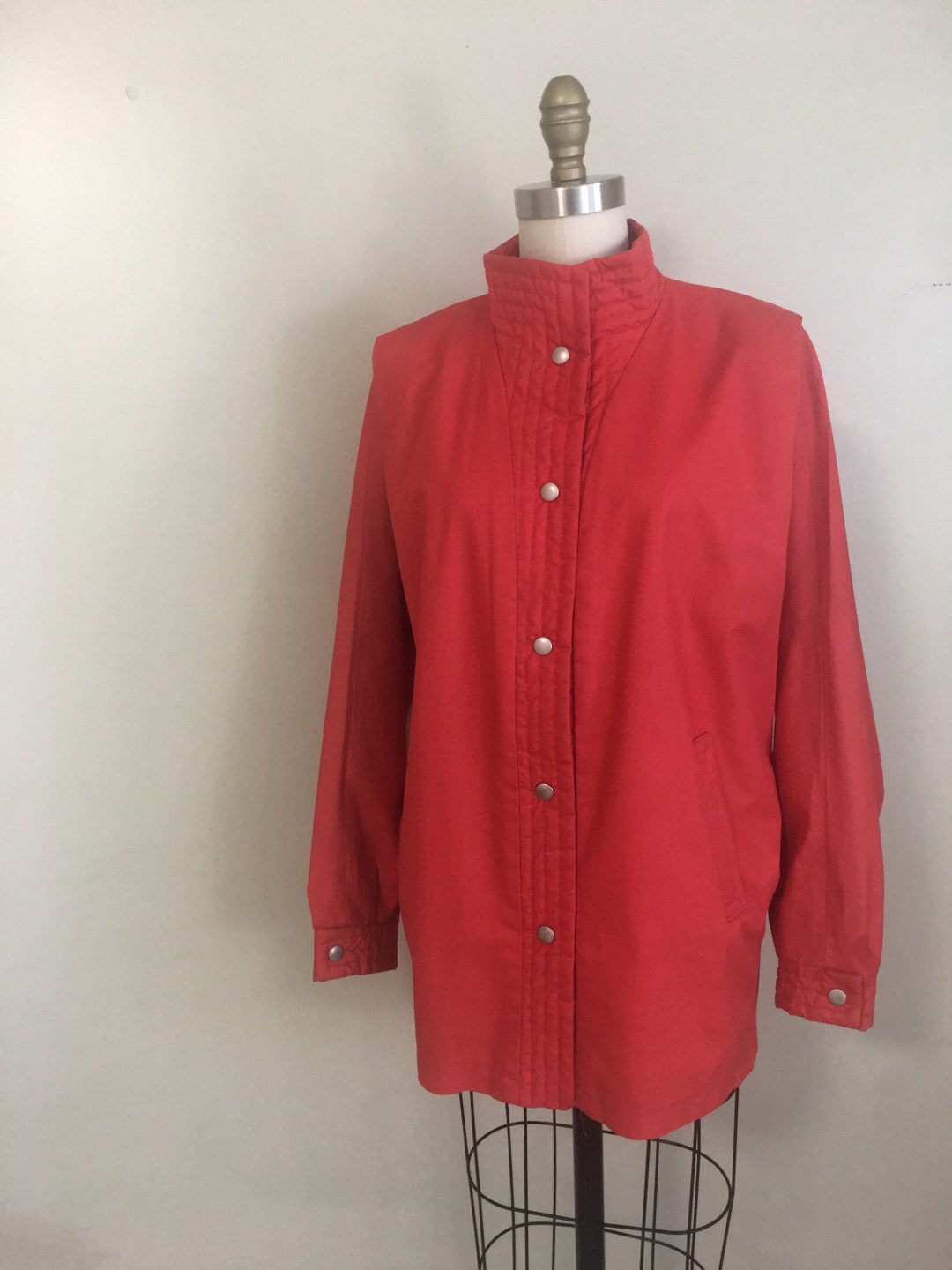 1980s Red Batwing Jacket by Braefair - Etsy