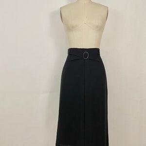 Vintage Black Box Pleated Pencil Skirt • Size 8/10 M