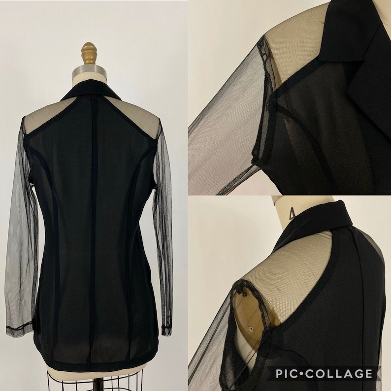 Vintage Illusion Dress with Jacket by Vivace Italy \u2022 Size 10 Medium