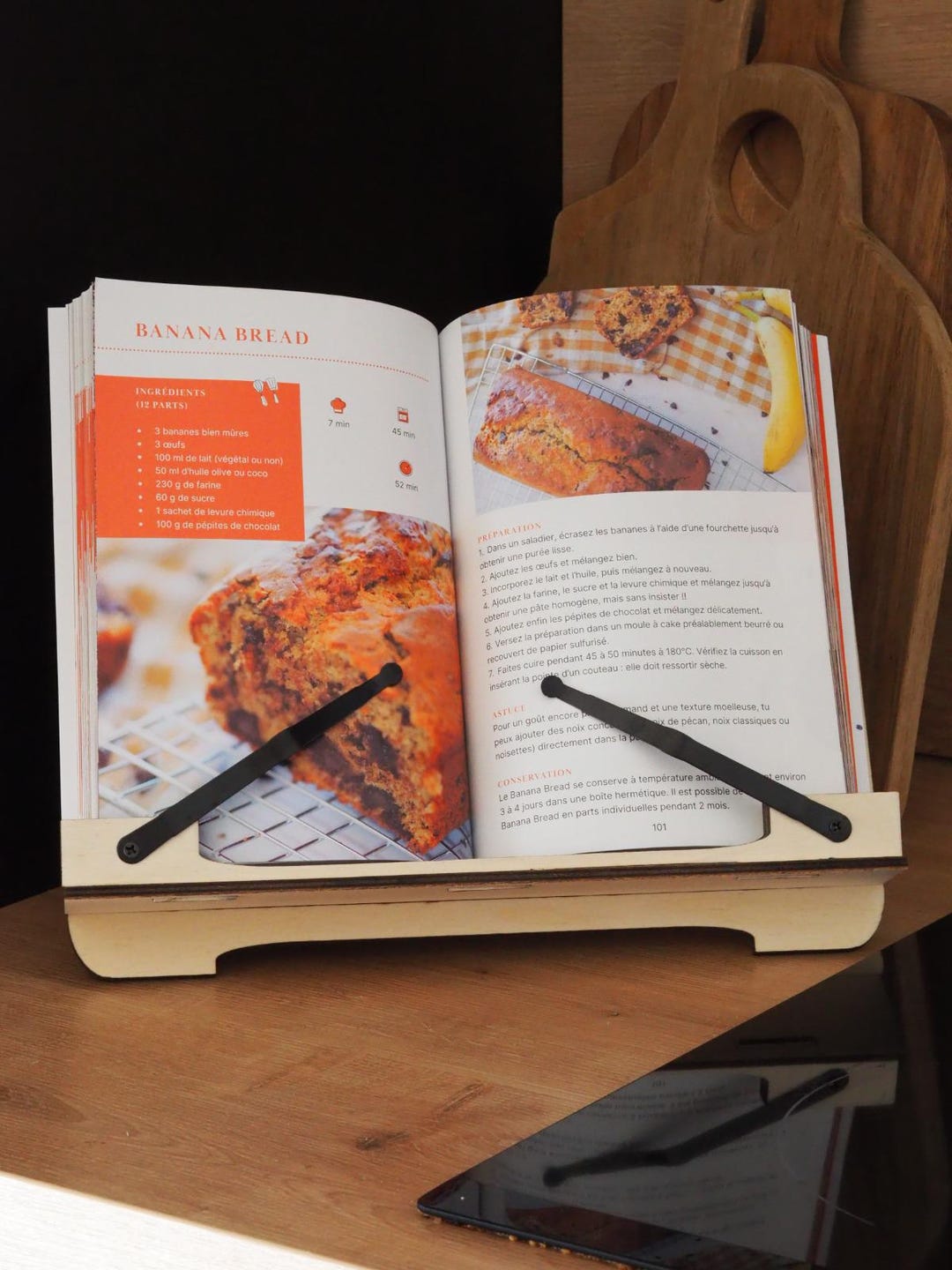 Cookbook Stand, Recipe Book Holder, Kitchen Lectern, Cookbook Holder ...
