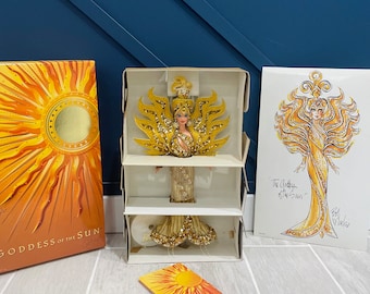 Goddess of the Sun Barbie Collectable - Etsy