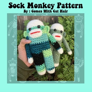 Sock Monkey PDF Crochet Pattern
