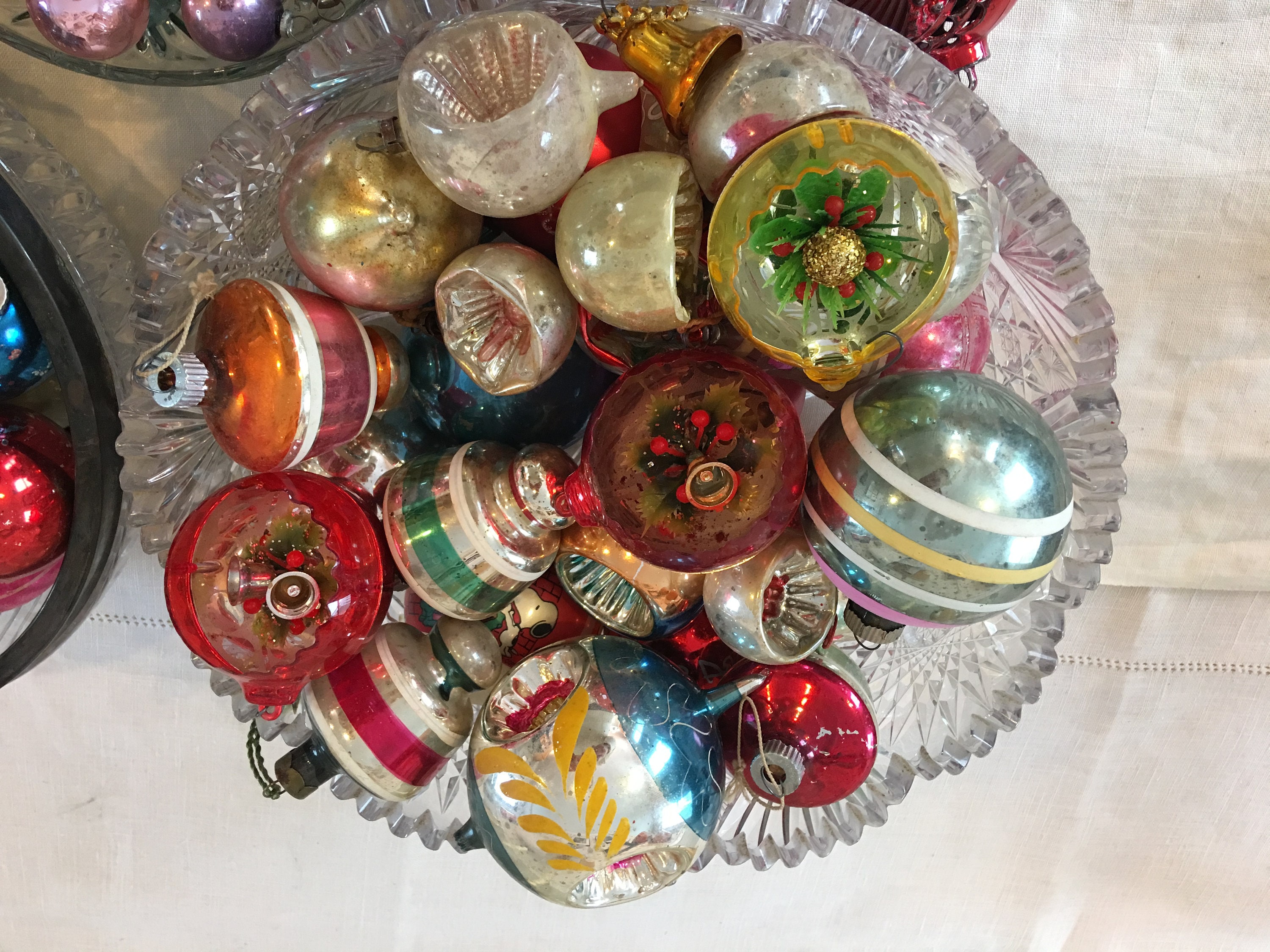 huge collection of mercury glass vintage plastic christmas tree ornaments 1950 mid century crackle glass bells 103 ornaments small med large - Large Plastic Christmas Bell Decorations huge collection of mercury glass vintage plastic christmas tree ornaments 1950 mid century crackle glass bells 103 ornaments small med large - Large Plastic Christmas Bell Decorations