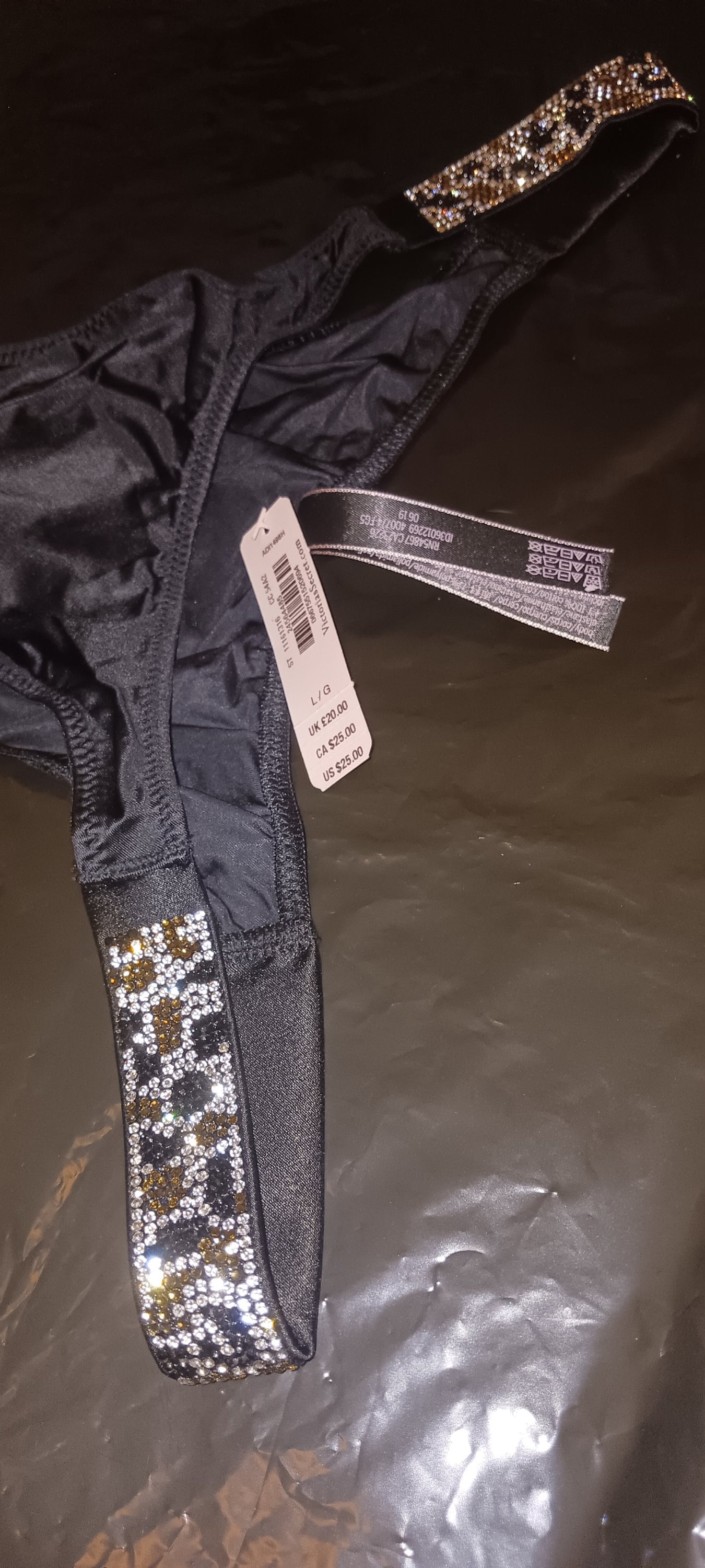 Mutandine Victoria's Secret Strap Shine Con Cristalli, Perfette Per Un Look Elegante E Sexy - Foto 4