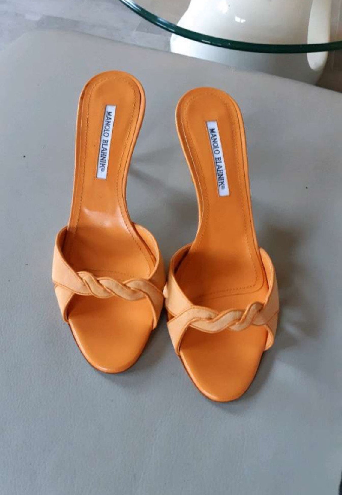 Chaussures Manolo Blahnik Authentiques En Daim Marron - Talons Hauts Pointure 42 - Neuves Sans Boîte