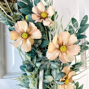 Corona costera de conchas y estrellas de mar: decoración para la casa de playa imagen 6