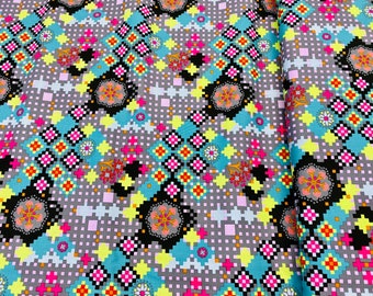 Postage Due - Kaleidoscope from Dowry by Anna Marie Horner PWAH068 100% Cotton Quilting Print Fabric OOP