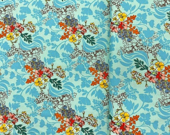 OOP Dowry Tangle Aquatic 100% Cotton Fabric by Anna Maria Horner PWAH070 By the yard