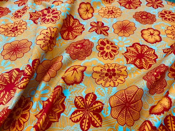 DESTASH Dowry OOP Reliquary Butterscotch 100% Cotton Fabric by Anna Maria Horner PWAH069 2 yards