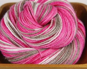 Buttery Soft Angora Bunny Sock Yarn - Neapolitan - Sport Weight 2 oz