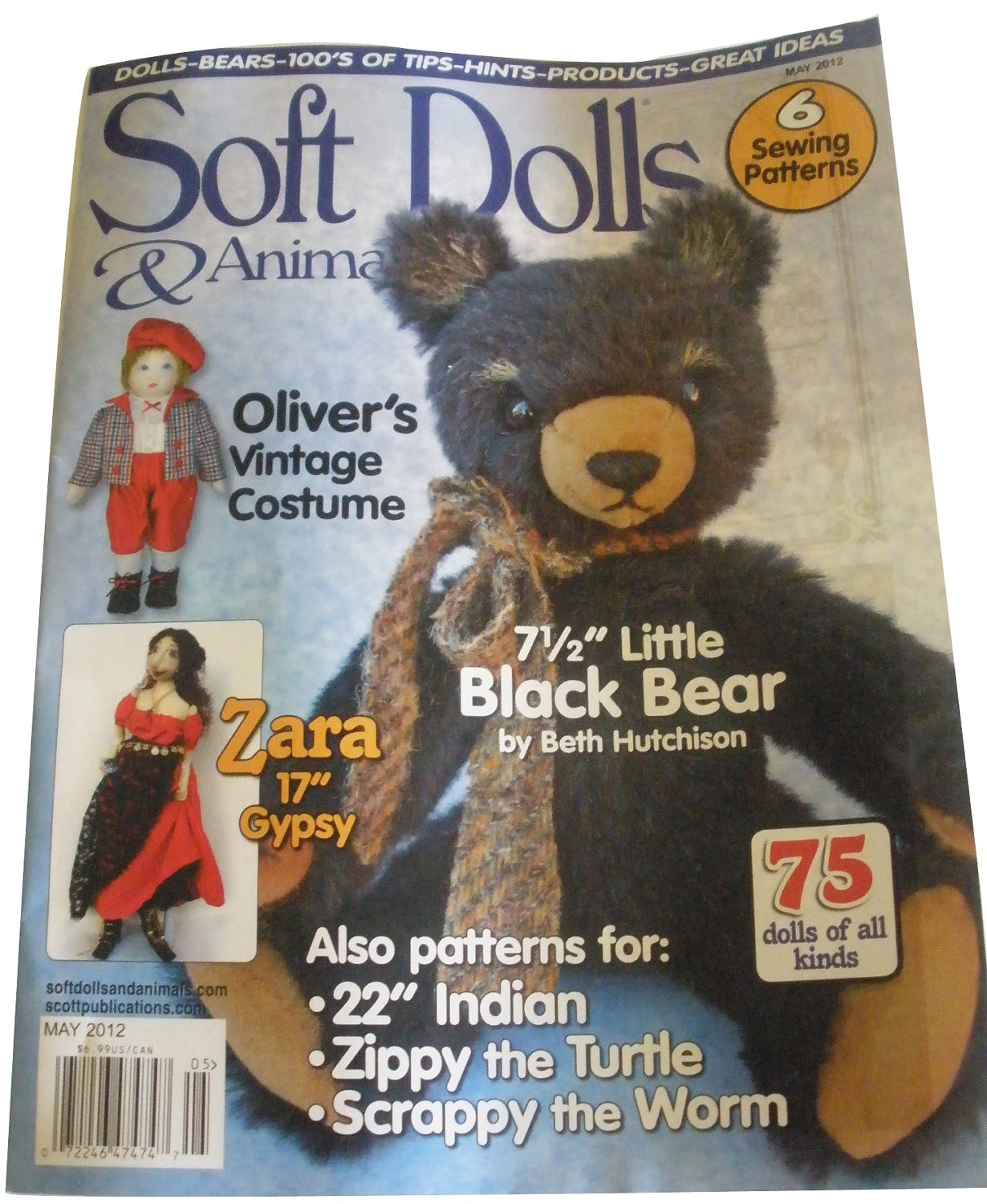 SOFT DOLLS & ANIMALS Magazine May 2012 Tutorials Project - Etsy SOFT DOLLS & ANIMALS Magazine May 2012 Tutorials Project - Etsy