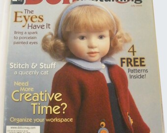 Doll Crafter & Costuming Magazine- July, 2006,  tutorials, projects, doll making, sewing, toy making, techniques