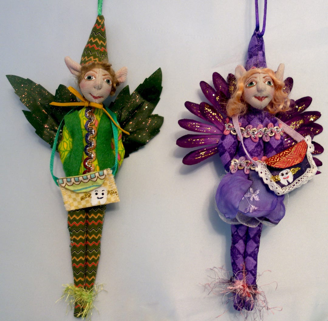 E-pattern -TOOTH FAIRY DOLL for Boys &amp; Girls, Height -23 Cm (9") Tall ...