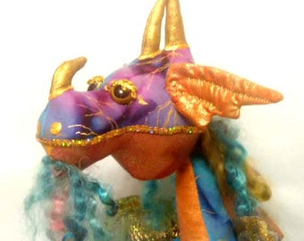 E- PATTERN- PRIMO, Dragon- 17&quot; (44 cm) Tall, TUTORIAL, Cloth dolls, Workshop, Projects, Diy Dragon, Michelle Munzone, Instructional,