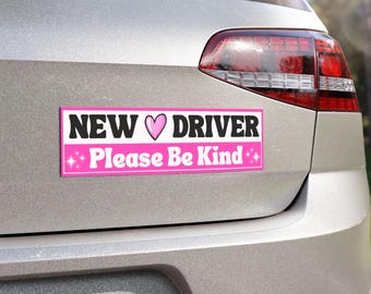 Reflective Student Driver Magnet, For Car New Driver Sticker, Please Be Patient Sign Keep Distance Sticker Decal, Automotive Magnets Safety Sign Car Bumper Magnet Vehicle Sign, Waterproof (3 Pack ) Price In - View #9