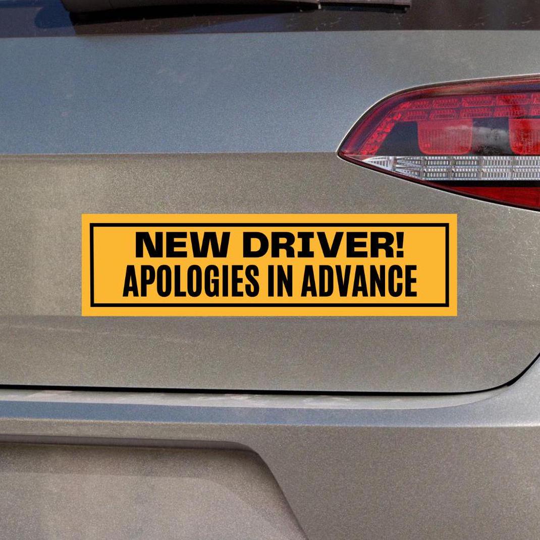 Senksll Adesivo divertente per finestrino auto, motivo: Papa Francesco (per lato destro