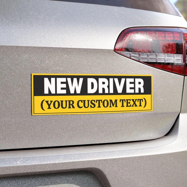 New Driver Car Stickers - Etsy