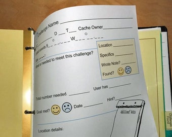 SW-Geocaching Challenge Sheet S/W Coords