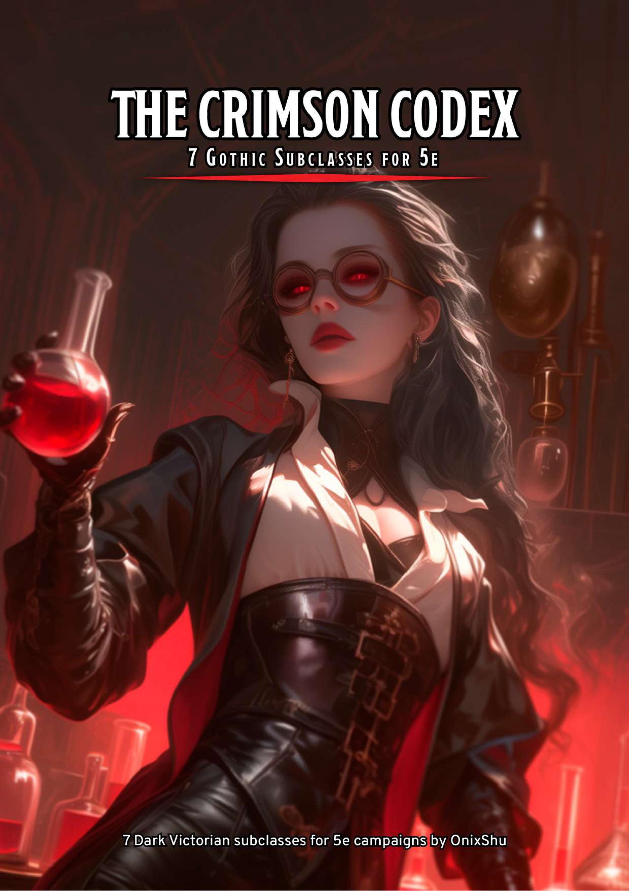 The Crimson Codex: 7 Gothic Subclasses for 5e (digital PDF) - Etsy
