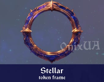 Stellar D&D Token Frame – Fantasy RPG Border (Digital Download)