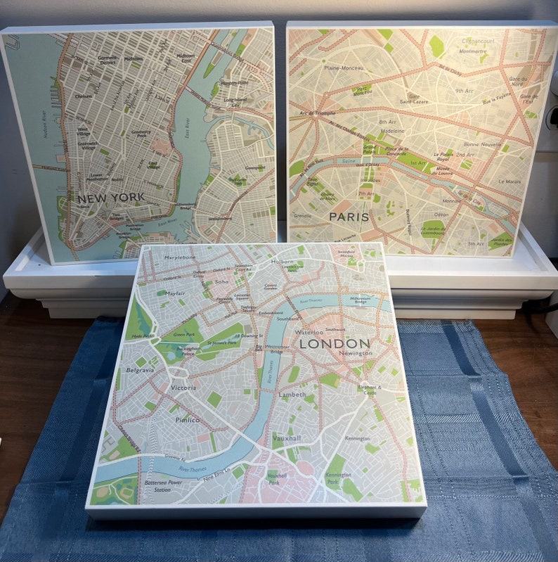 City Maps Wall Art Etsy - Il 794xN.6046355221 Tknl city map wall art