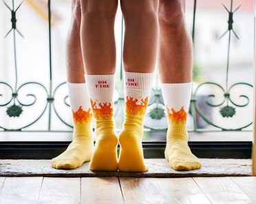 Unisex Calzini Donna gay pride flag Sportivi Calze Anti-Vesciche