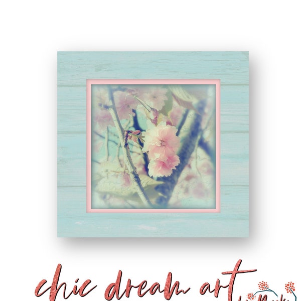 Digital Download, Cherry Blossoms, Flowers, Wall Art, Shabby Chic Decor, Print