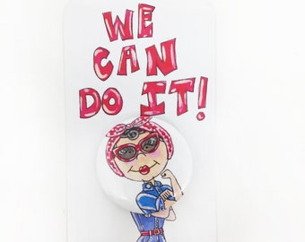 Rosie the Riveter Pin