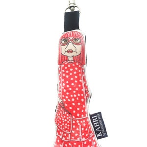 Mini Yayoi Doll Bag Charm, plush, keychain, artist
