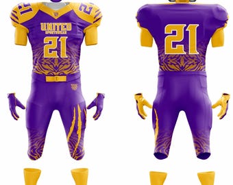 Kundenspezifische American Football Uniform: Personalisierte Sublimation Trikot & Hosen