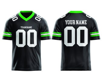 Custom Soccer Fan Jersey for Men & Women-"Personalized Replica-Style Tee for supporters" Sublimation Jersey with Team Name and Number.