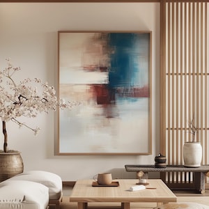 Wabi Sabi Wall Art / Japandi design / Abstract Wall Art / Neutral Scandinavian Decor / Beige Tones / Digital Printable Art