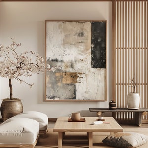 備前焼 重厚感ある作家もの陶板画 霞に桜 ガラス付きシルバー
