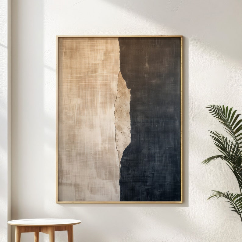 Wabi Sabi Wall Art / Japandi Design / Neutral Scandinavian Decor ...