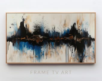 Samsung Frame TV Art | Abstract Art | Wabi Sabi Style | Japandi Interior | Modern Home Decor | Digital Download