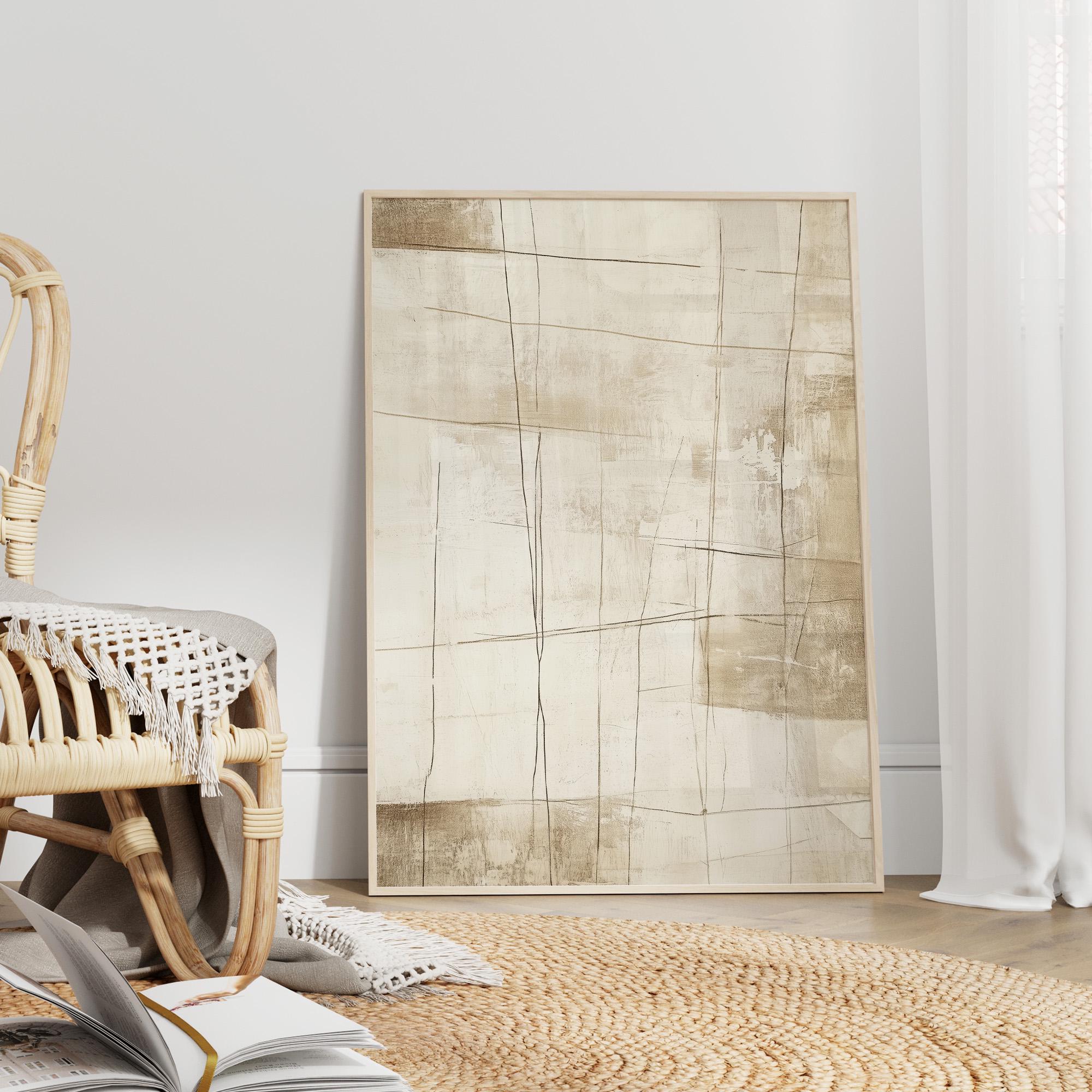 Wabi Sabi Wall Art / Japandi Design / Neutral Scandinavian Decor ...