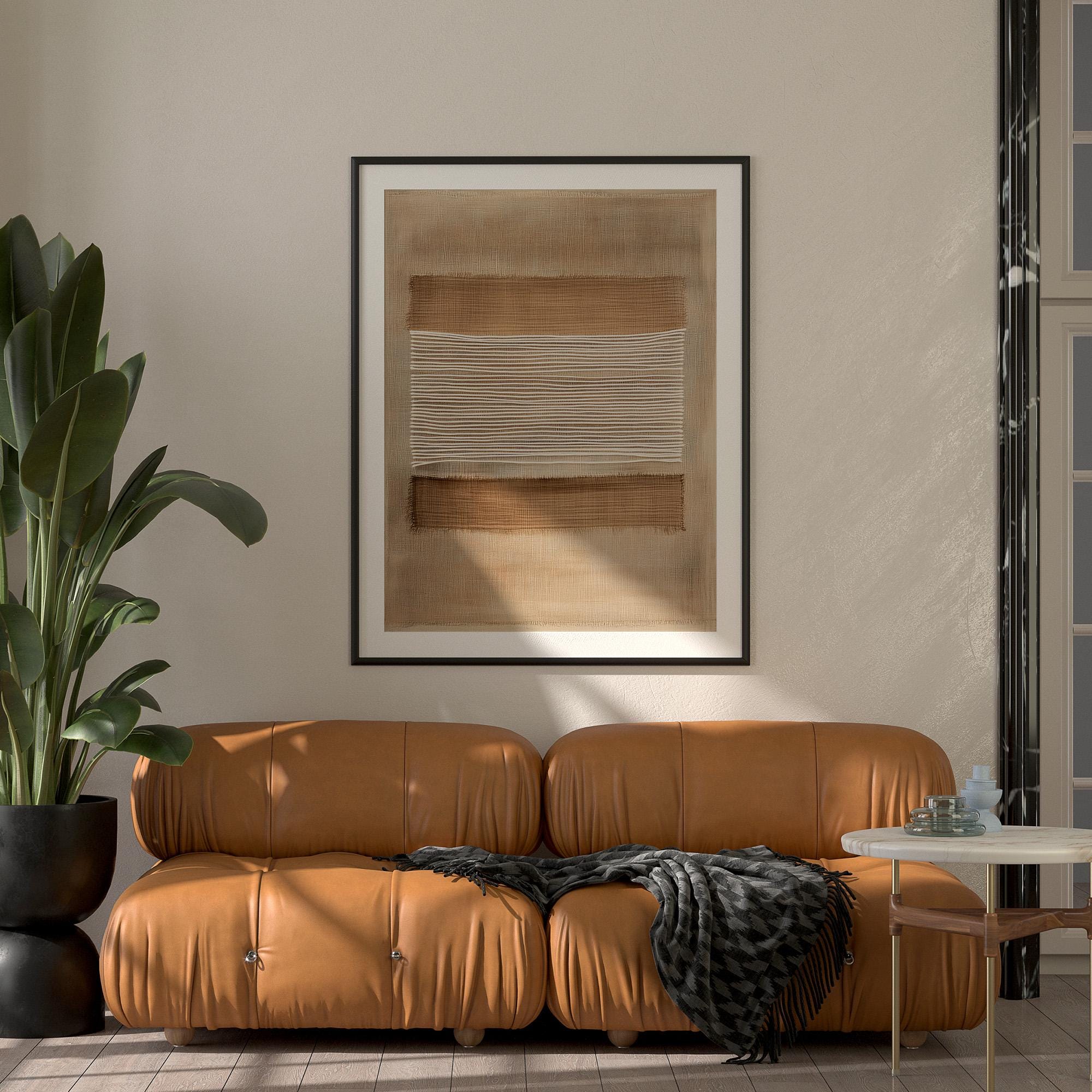 Wabi Sabi Wall Art / Japandi Design / Abstract Wall Art / Neutral ...