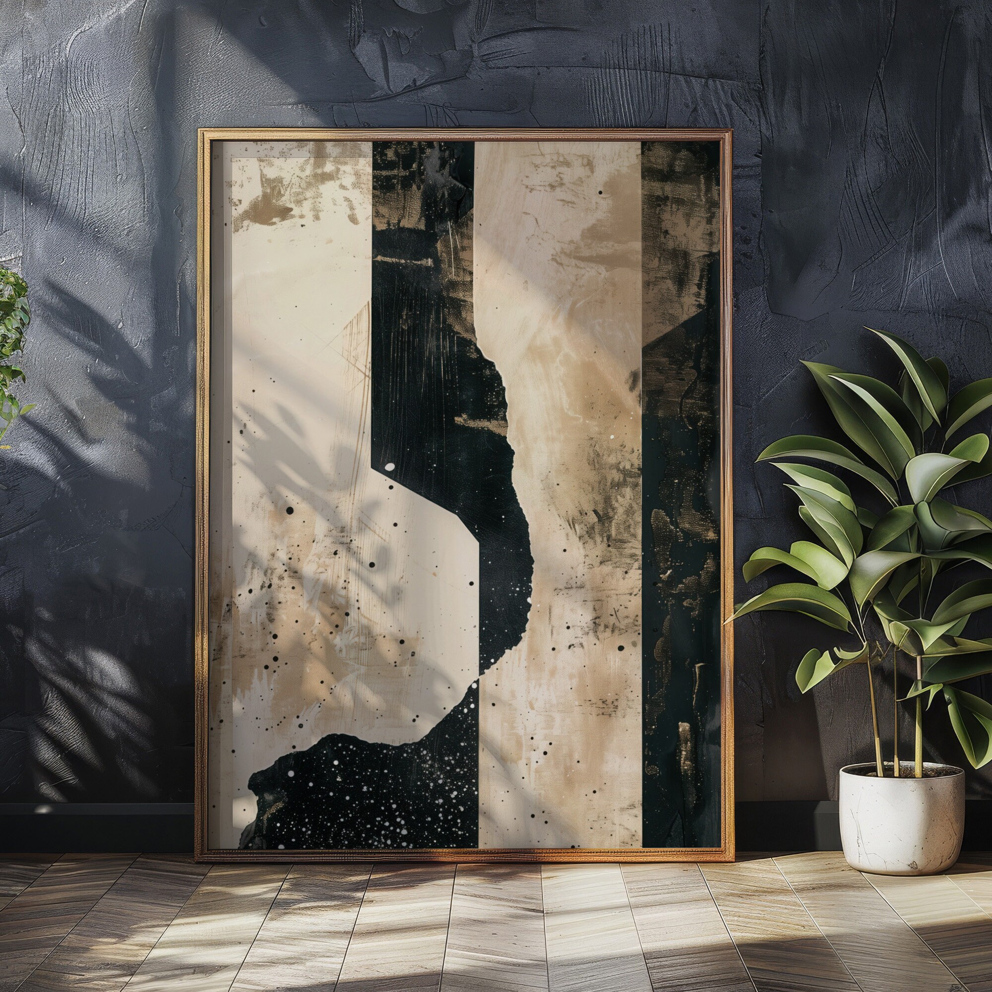 Wabi Sabi Wall Art / Japandi Design / Neutral Scandinavian Decor ...