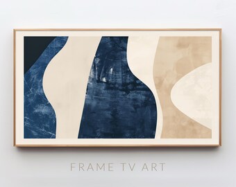Samsung Frame TV Art | Abstract Art | Wabi Sabi Style | Japandi Interior | Modern Home Decor | Digital Download