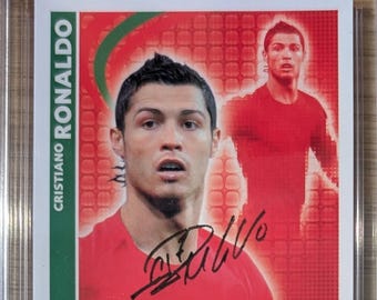 Ronaldo Autograph Signed Card World Cup