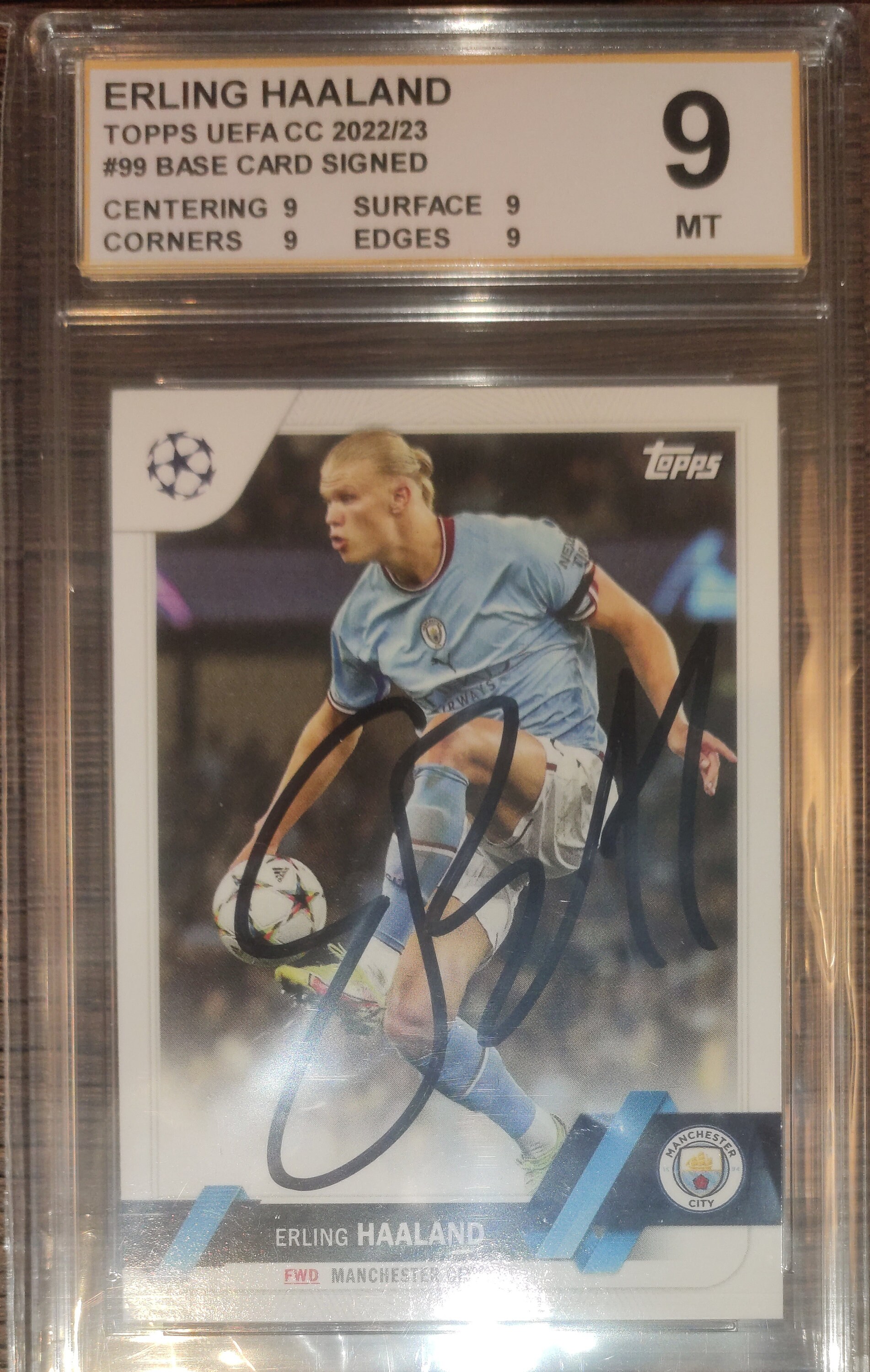 アーリング・ハーランド 直筆サイン入りカード RPC ミント