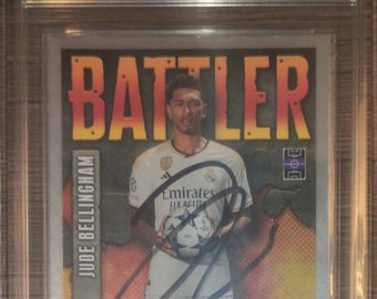 Jude Bellingham Autograph Hand Signed Card Mint.
