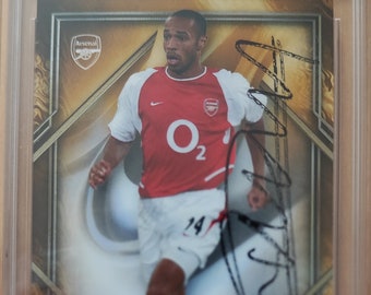 ティエリ・アンリ 直筆サイン入りカード 新品同様。 - Etsy 日本