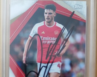 デクラン・ライス直筆サイン入りフットボールカード - Etsy 日本